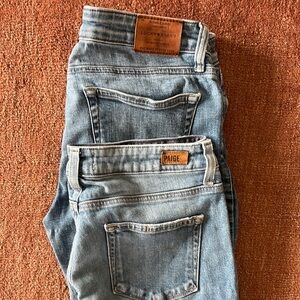 Lucky Brand and Paige womens Blue Jeans